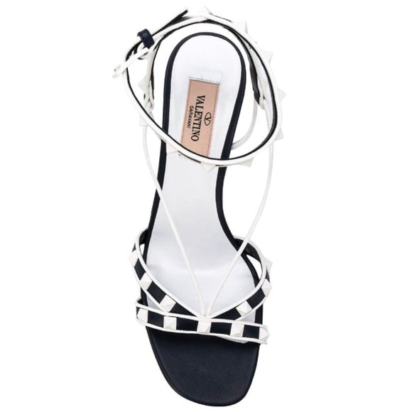 Free Rockstuds Ankle Wrap Heel Sandals - Picture 7 of 12